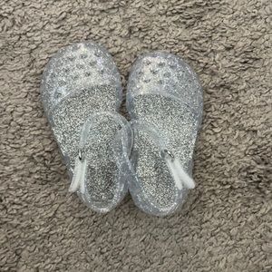 Clear sandals